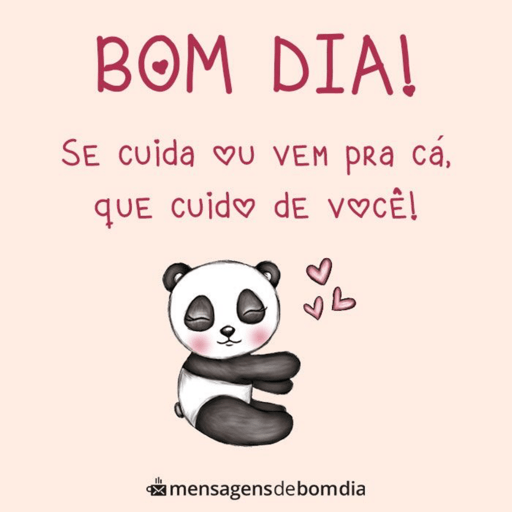 Figurinha De Bom Dia Com Carinho - Figurinhas Para WhatsApp