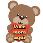 figurinhas abraço de urso